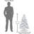 Metal Artificial Tree Stand For Max. Tree Height Under 6 Ft.