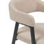 46.5cm H Velvet Upholstered Contoured Armchair-754011053