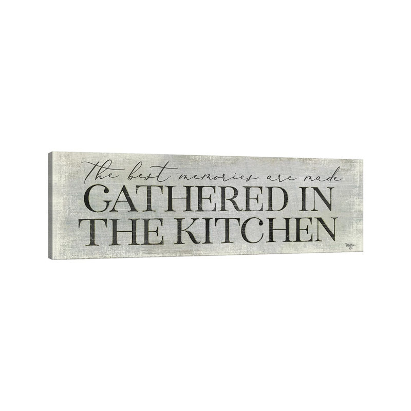 Gathered In The Kitchen by Mollie B. - Wrapped Canvas Panoramic Print, 121.92 cm H x 40.64 cm W x 1.91 cm D