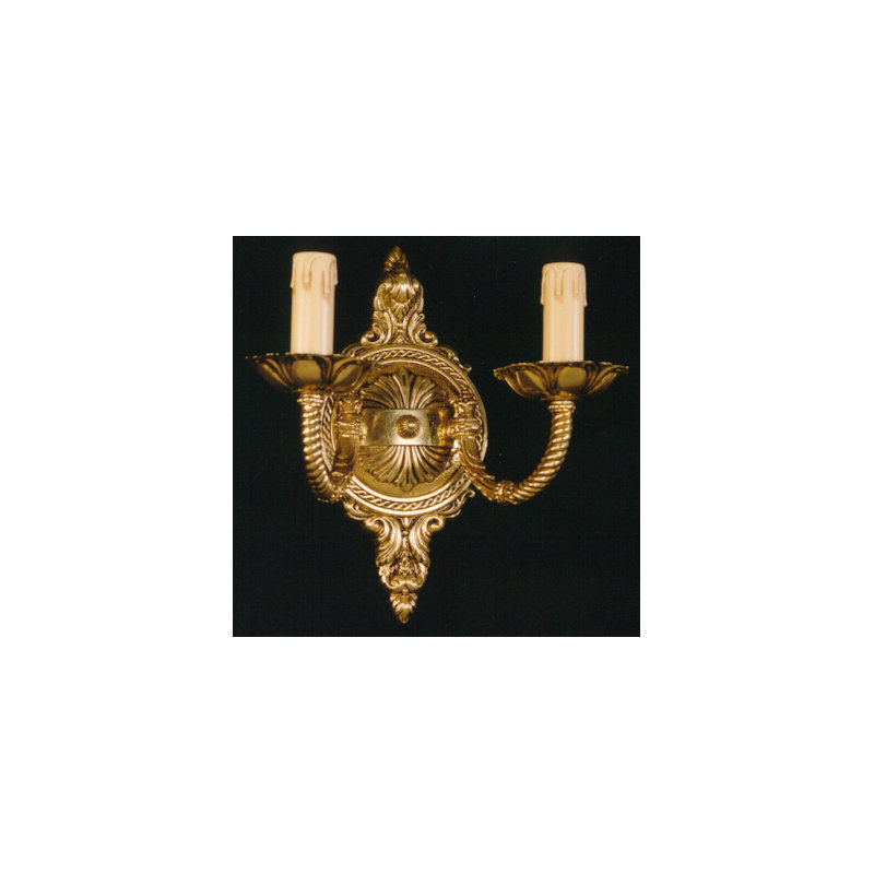 Crippen Candle Wall Light, Antique Silver
