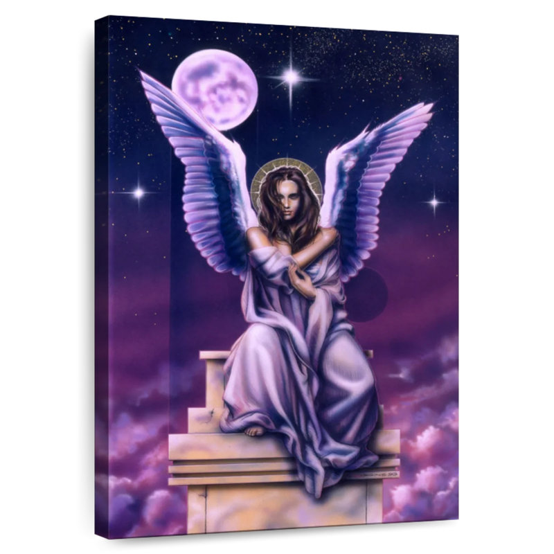 Pedestal Angel, 36" H x 24" W