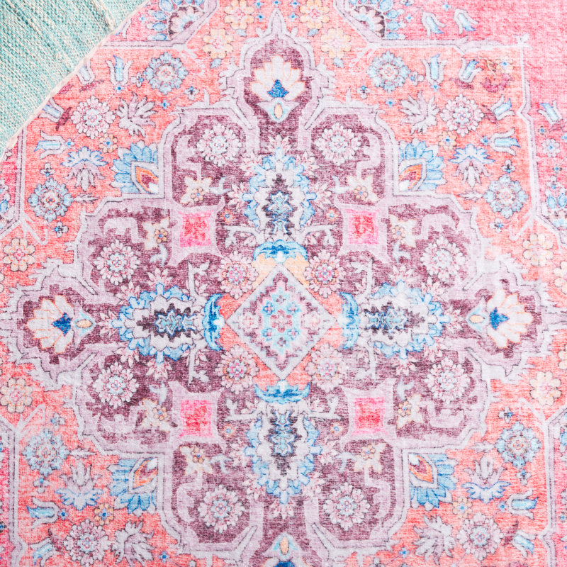 Washable Oriental Indoor Rug, Rectangle 8' x 10'