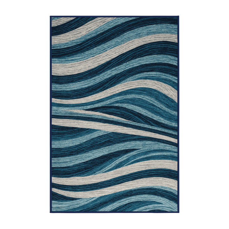 Tapis hawaïen lavable Ocean