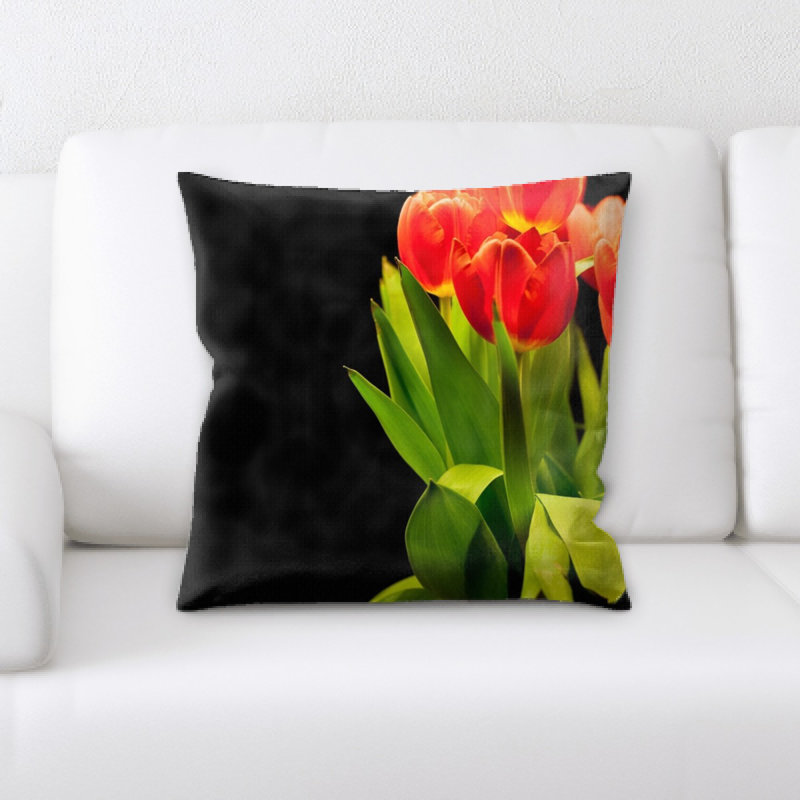 Coussin de tulipes