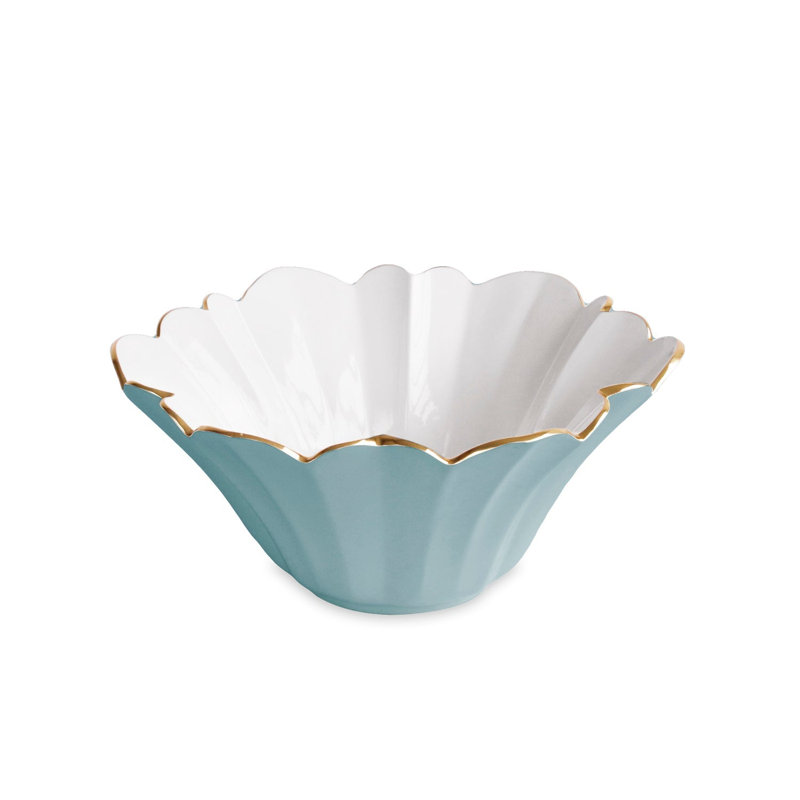 Encanto Avril Medium Bowl, Turquoise;White
