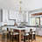 6-light Dimmable Sputnik Chandelier