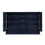 55'' W  X 35'' H Surface Framed Medicine Cabinet With Mirror  And 9 Fixed Shelves,Navy Blue-410114212
