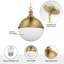 Luminaire suspendu simple Globe-1574007803