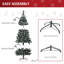 Green Realistic Artificial Pine Flocked/Frosted Christmas Tree-350407750