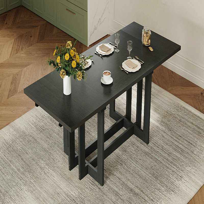 Table de salle à manger extensible Rustic, Gris