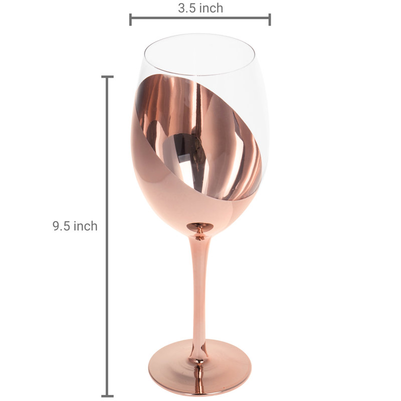 4 Piece 414ml Red Wine Glass Set