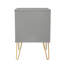 45cm W Manufactured Wood Bedside Table