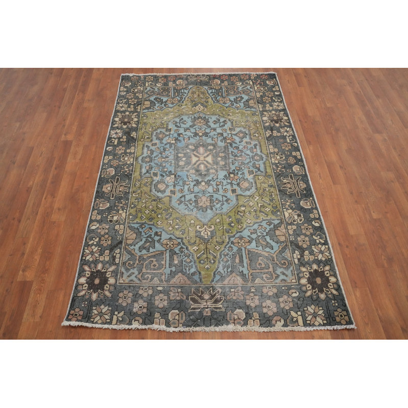 Tapis traditionnel en laine fait à la main 4 x 7