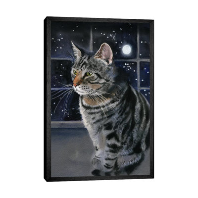 Moon Kitty 1 Piece Painting on Canvas