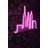 Flexible Neon LED Lighting Strip - Waterproof Decorative Lighting, 12V DC, 12.6 x 24.0 x 0.8 inches | 22.7 Watts, Built-in Wall Hanging System, Ideal for Home Decor & Parties, Easy Installation-2052273134