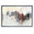 Toile avec cadre gris