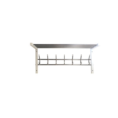 Tannenbaum Metal Wall 7 - Hook Wall Mounted Coat Rack