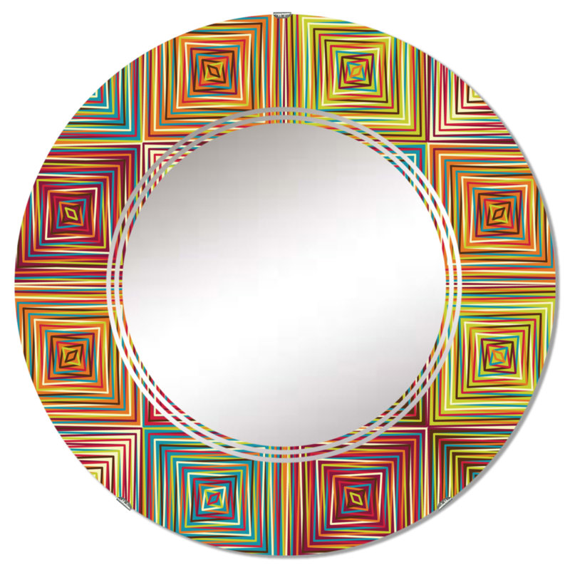 Miroir de salle de bain mural rond, 24 po x 24 po