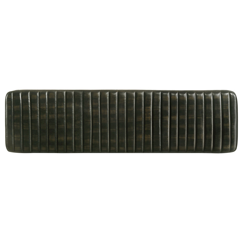 Banc de salle à manger rembourré Ciaris, Noir, noir, noir, noir