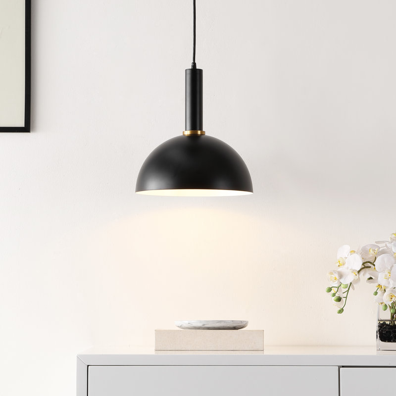 Luminaire suspendu noir 1 lumière Daisymarie