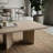 Calderon Rectangular Coffee Table With Slab Pedestals-477757119