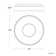 Crackle Dimmable LED Flush Mount With Decorative Alabaster