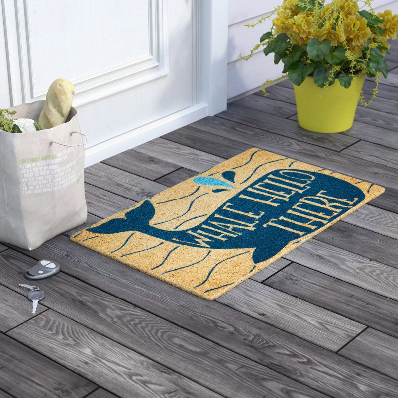 Tapis d'intérieur / extérieur en fibre naturelle Garcia