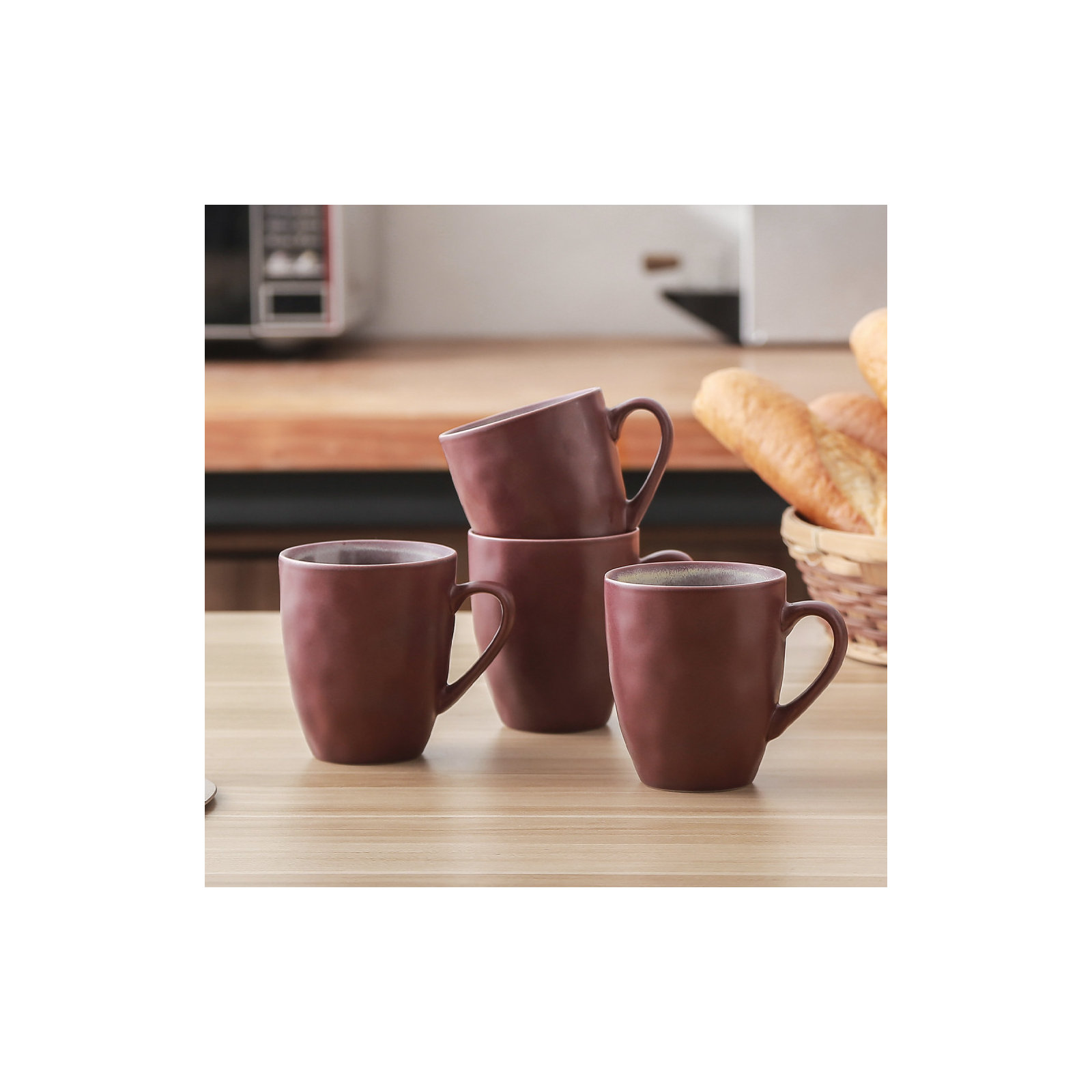 Stone Lain Serafina 16-Piece Dinnerware Set Stoneware, Wine