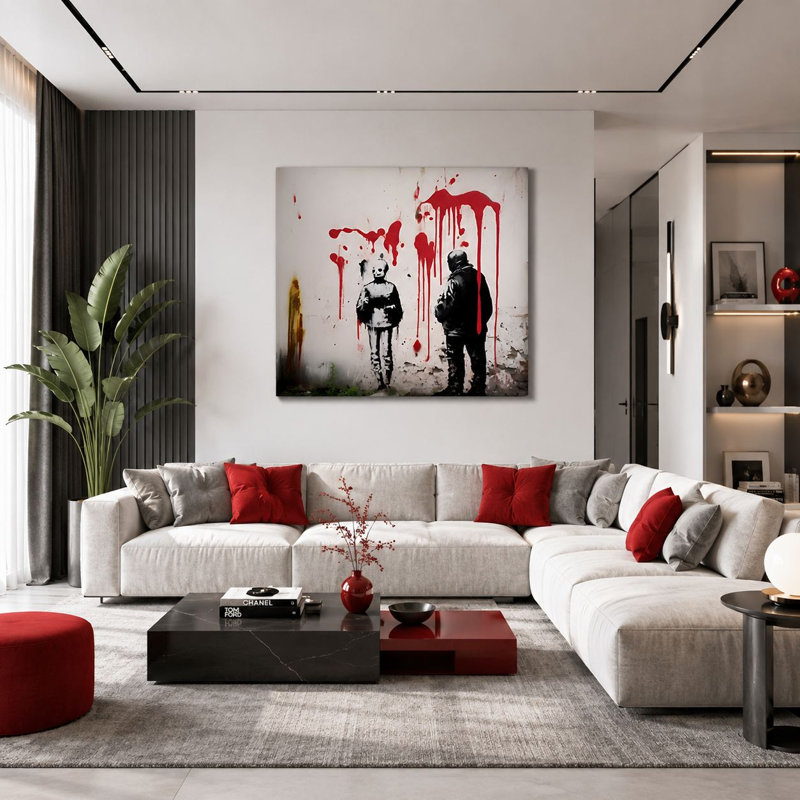 Peinture décorative sur toile