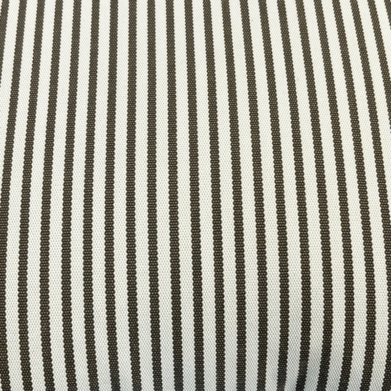 Tuxedo Striped Cotton Blend Throw Pillow