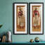 Cadre photo, ensemble de peintures sur papier-62632609