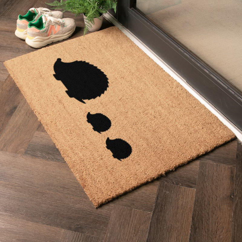 Crestview Hedgehog Family Kitchen Mat