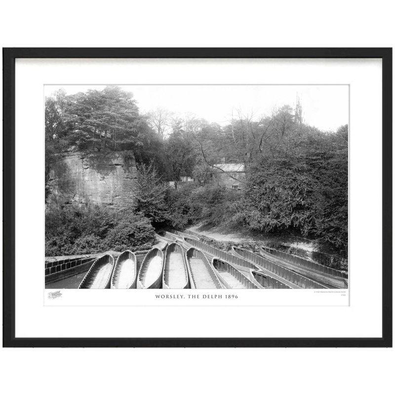 Worsley, The Delph 1896 by Francis Frith - Single Picture Frame Print, 60cm H x 80cm W x 2.3cm D