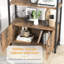 Bibliothèque arquée, rangement avec portes-1152351590