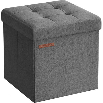 30cm Wide Rectangle Solid Colour Standard Ottoman