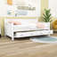 Lit de jour simple en bois 2 tiroirs-1236989094