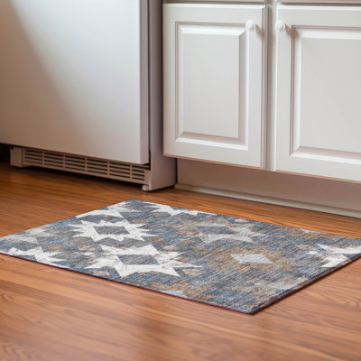 Premium Machine Washable Fairwood AMF1879 Aztec Rug