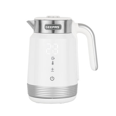 GEEPAS Digital Electric Kettle 1.7L Wifi Tuya Smart App Control Alexa Google Voice Compatible 2200W