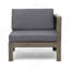 Ensemble de canapé LSHAPE, gris foncé-181386367