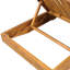 Chaise longue d'extérieur en bois d'acacia avec inclinable à 3 positions - Chaise longue d'extérieur en teck