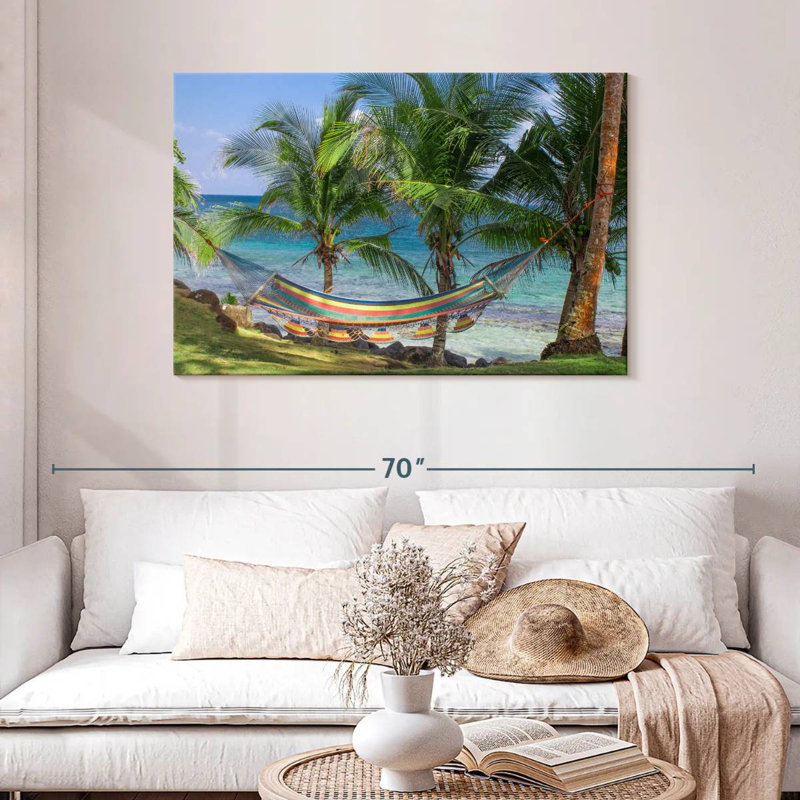 Gillard, plage tropicale du Nicaragua, H 30 po x l 45 po