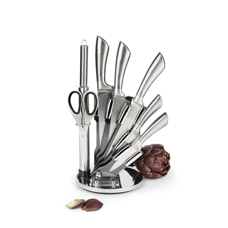 Excelsa Jazz Cook 8 Piece Stainless Steel Assorted Knife Set