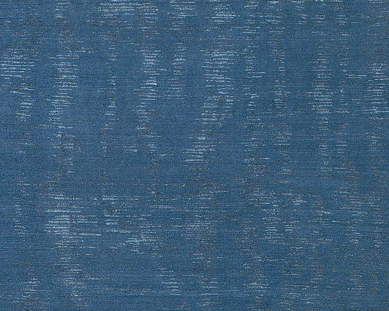 Moire Area Rug in Blue