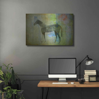 Luxe Métal Art «Cheval Noir V3» par Ryan Fowler, «Cheval Noir V3» par Ryan Fowler