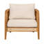 Chaise avec accoudoirs de patio Kirkby