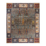 One-of-a-Kind Rectangle 8'2" X 9'9" Hand Knotted Area Rug
