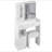 29.2" Small Size Left Drawer Desktop Vanity Table + Cushioned Stool, Large Sliding, Touch Control, Tri-Color Switching, Brightness Adjust LED Mirror, High Capacity Storage, Suitable For Small Space-1952247088