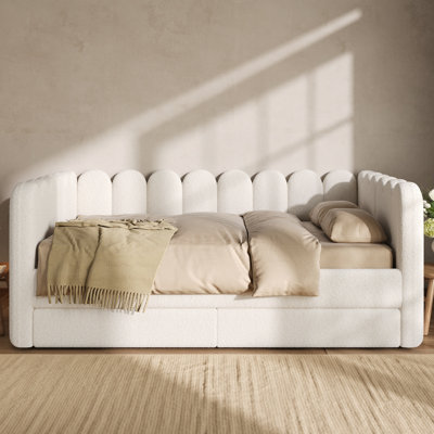 Upholstered Daybed With 2 Drawers