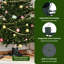 Christmas Tree Stand 1.73 49 x 49 x 15.5 cm Steel-40057600