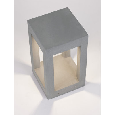 Grey Integrated LED Concrete Bollard Light